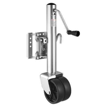 VEVOR 1500 lbs Trailer Jack with Wheel, Heavy Duty Swivel Boat Trailer Jack with PP Single Wheel & Ergonomic Handle, 12-inch Lift, Fit for RVs, Boats, Horse Trailers, Utility Trailers - size: 1500lbs Upgraded (12-inch Lift)