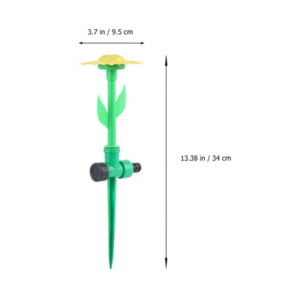 VICASKY 3pcs Sunflower Nozzle Lawn Watering Sprayer with Angle Control for Efficient Garden Irrigation for Lawns Vegetable Gardens and Outdoor Cooling