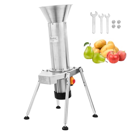 7.93 Gallon / 30L Hydraulic Fruit Wine Press and 1100W Apple Grinder Combo