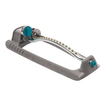 Gilmour Adjustable Rectangular Lawn Sprinkler, Water Sprinkler for Large Area Coverage, Hose Sprinkler for Lawn and Garden, Gray