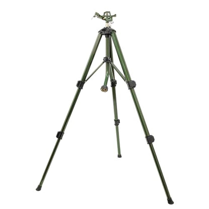 RESTMO Adjustable Full Metal Tripod Sprinklers for Yard Large Area - size: 1 Pack