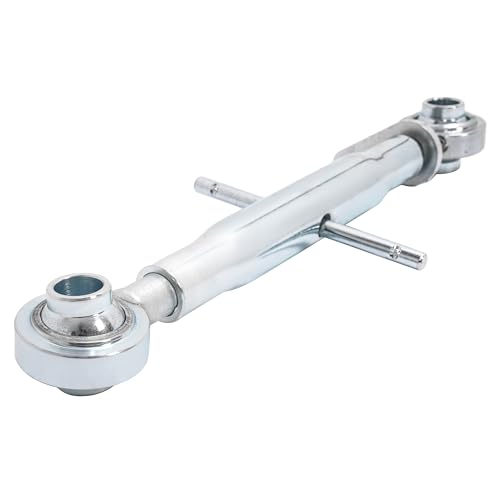 ALMULOO 3-Point Hitch Top Link Compatible with Category 1 Tractors Steel+White Zinc Galvanized