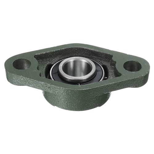 uxcell 2pcs UCFL205-16 Pillow Block Bearings 1 inch Bore Self Alignment, Solid Cast Iron Base Mounted Chrome Steel Bearings - size: UCFL205-16