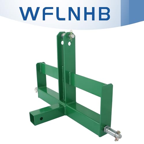 WFLNHB 3 Point 2 Receiver Hitch Drawbar W/Suitcase Weight Brackets