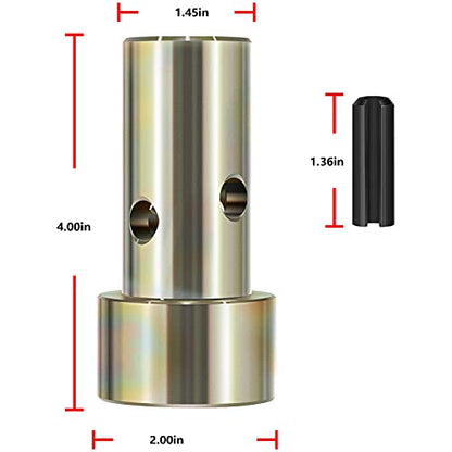 2 Pairs of Cat 2 Quick Hitch Adapter Bushings Set Fit for Category II 3-Point Tractor