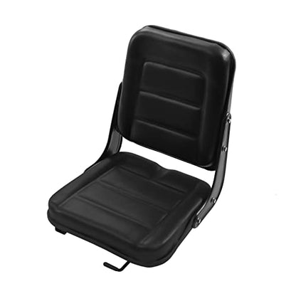 Universal Forklift Seat, Adjustable Tractor Suspension Seat Scratch-Resistant PVC Construction for Excavator Backhoe