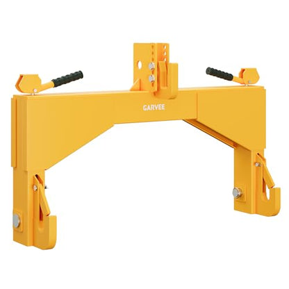 4000 lbs Category 2 3-Point Quick Hitch,Quick Attach 3 Point Hitch,3 Point Quick Hitch,Heavy-Duty 5-Level Adjustable Top Hook, Quick-Attach Compatible with Cat 2 Tractor Implements