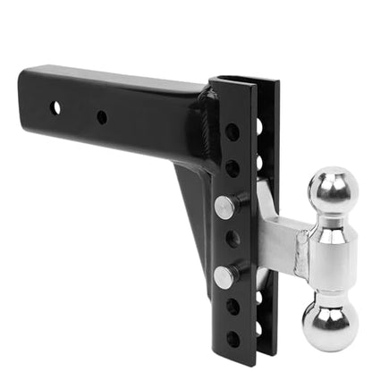 Andersen Hitches EZ Hitch 8 Inch Drop Rise Adjustable Ball Mount 3 Inch Shank 2 x 2-5/16 Combo Ball 10K 16K GTWR - style: 8" EZ HD 16K Hitch 2 x 2-5/16" Combo Ball 3" Shank