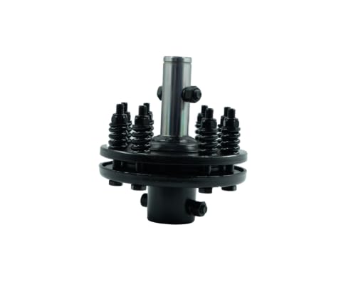 Rotary Cutter PTO Slip Clutch, 1-3/8" Smooth Bore on Both Ends, Adjustable 30–50 HP, 900 N·m, Shear Bolt Connection