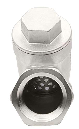 3/4" Stainless Steel Y-Strainer - 800WOG, FxF NPT - size: 0.75 Inch