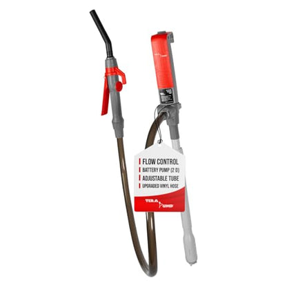 TERA PUMP Fuel Transfer Pump w/Quick Flow Control Nozzle - style: 3.25 ft Telescopic Pump (D)