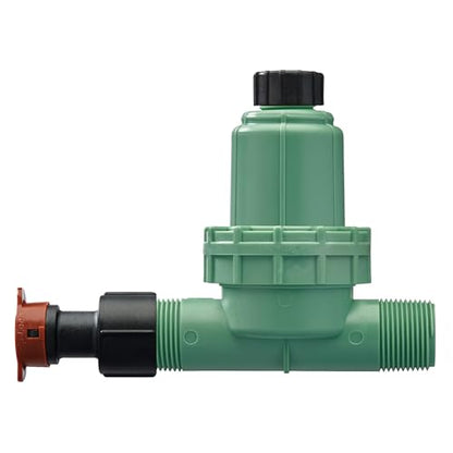 Orbit 67798 30 PSI Drip Irrigation Pressure Regulator Filter 1" MPT 3-in-1 System with Drip-Lock Adapter