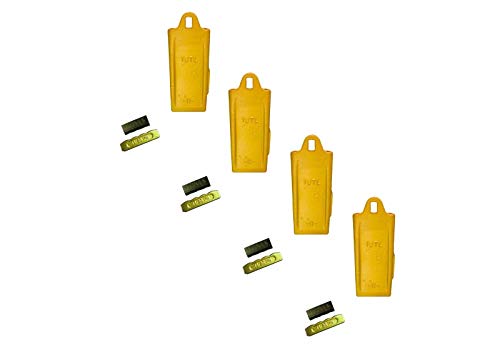 4 - fits Style 18 Series Mini Excavator/Backhoe Bucket Dirt Tooth w/Pin Kit