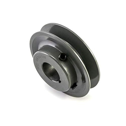 QWORK Single Groove Web Sheaves, 3.05" OD 7/8" Bore V-Belt Sheave for V-Belt, AK3078