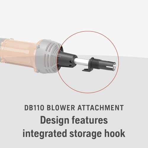 Husqvarna DB110 Leaf Blower Attachment, FLXi Compatible Battery Powered Leaf Blower Attachment, Hook Included for Easy Storage - size: FLXi Blower