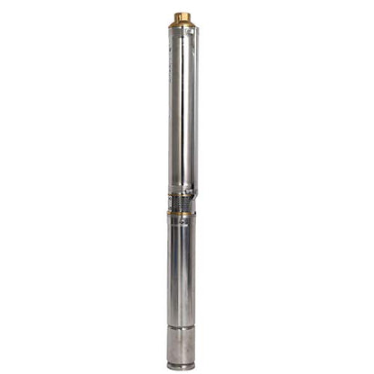 Submersible Pumps 2.5" OD Pipe 110V/60HZ 0.25KW 0.33HP Stainless Steel 1" Outlet Submersible Bore Pump Deep Well Pump with Control Box for Farm Irrigation - size: 110V/60Hz 0.25KW 0.33HP 1"