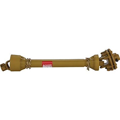 Rareelectrical Pto Driveline Shaft Series 4 Tri-Tube Friction Clutch 540 | RPM 35HP Compatible with Rhino SE4 SE5 County Line Rotary Cutter Mower 38" 1-3/8" 6 Spline QD Both Ends Replaces 14106438