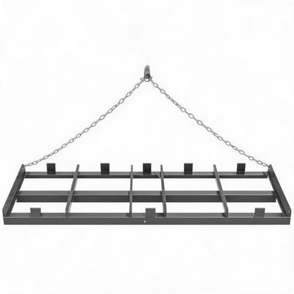 PioneerWorks 6FT Drag Harrow – Tow-Behind Leveler for ATV/UTV/Tractor - size: 72*20