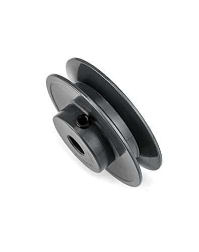 QWORK Single Groove Web Sheaves, 3.05" OD 1/2" Bore V-Belt Sheave for V-Belt, AK3012