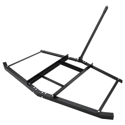 66”Wide Drag Harrow, Steel Driveway Drag with Pin Hitch, Tow Behind Landscape Leveling Rake 50lbs Max Heavy-Duty Lawn Leveling Tools for Tractor, Truck, Mower, ATV, Utv - size: 66"