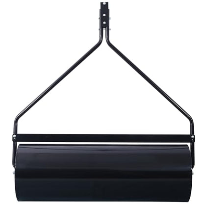 Geelife Iron Garden Lawn Roller with 26-Gallon Capacity, 40" Width, ATV Tow-Behind, Black