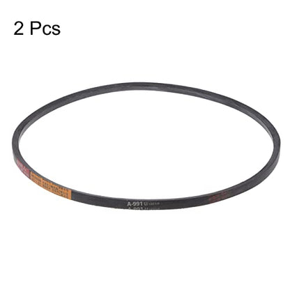 2pcs A-991 V-Belts Drive Belt 991mm Inner 13mm Width 8mm Thickness Girth Rubber for Power Transmission