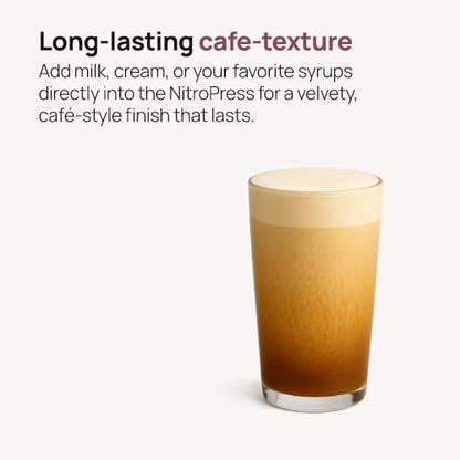 NitroPress DS Electric Nitro Cold Brew Coffee & Cocktail Maker Machine