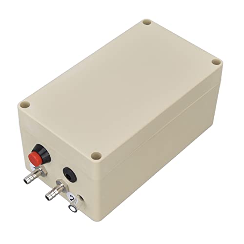 Diydeg Milking Vacuum Pump, 48W 12V Portable Large Suction Pulsation Electric Milking Machine Accessory, Automatic Livestock Goat Milker Plastic Stable Milking Equipment for Sheep Cow
