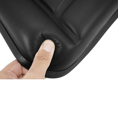 ALMULOO Universal Tractor Suspension Seat Adjustable Compatible with John Deere 5200 5210 5300 5310 5510 More Models Massey Ferguson Tractor Ford New Holland Steel Heavy Duty Black - size: Black