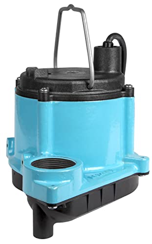 Little Giant 6-CIM-R 115V, 1/3 HP Manual Sump/Utility Pump, 10' Cord - style: Cast Iron, 115V, 10' Cord, Manual