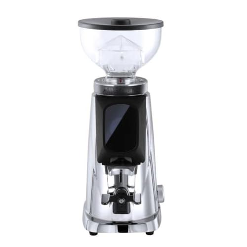 AllGround All Purpose Home Coffee Grinder - Residential Grinder - Made in Italy - By Fiorenzato (Chrome w/Black) - color: Chrome w/ Black