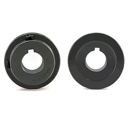QWORK Single Groove Web Sheaves, 2.05" OD 3/4" Bore V-Belt Sheave for V-Belt, AK2034