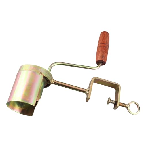Corn Threshing Machine with Crank, Corn Threshing Machine Effective Peeling Firm Firm Wooden Handle Manual Sheller