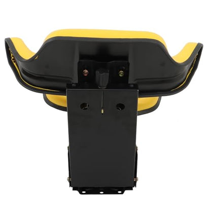 Yellow Adjustable Tractor Suspension Seat Replacement for Tractor 5200 5210 5300 5310 5510 Equipped Integrated Armrest