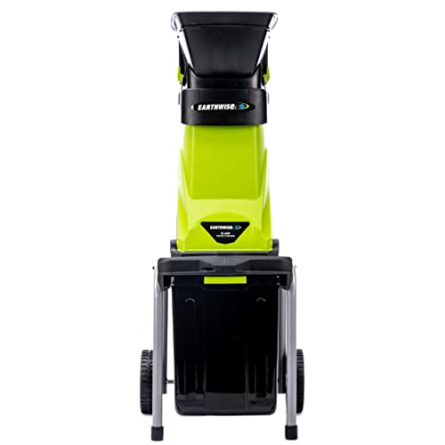 Earthwise GS70015 15-Amp Garden Corded Electric Chipper, Collection Bin - style: 15-Amp, 12:1 Fine Mulch Ratio