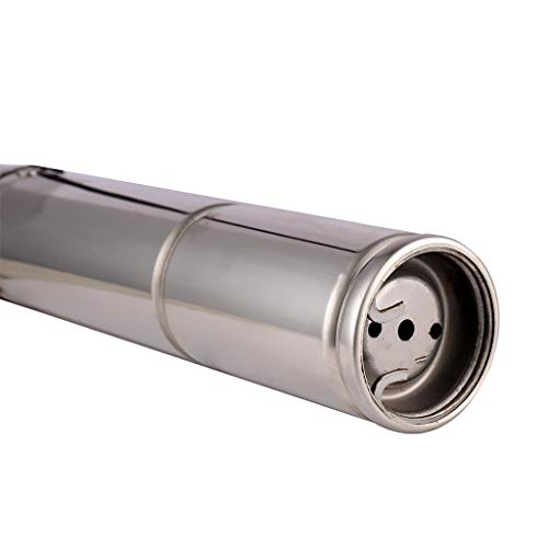 Submersible Deep Well Bore Pump 3" OD Pipe 1" Outlet 0.37KW 0.5HP 220V 60Hz Stainless Steel Submersible Screw Water Pumps for Industrial and Home Use - size: 220V/60Hz-0.5HP