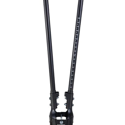 VEVOR 57.5" Post Hole Digger, Heavy Duty Post Hole Digger with Carbon Steel Measurement Handle, Manual Hole Digger with Metal Blade, for Digging, Cultivating, Yard Work, Gardening - style: Carbon Steel