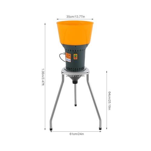 Electric Grain Mill Corn Grinder 1300W 19000RPM Electric Agricultural Feed Grinder Mill, 881lbs/H Automatic Dry Cereals Grinding Machine Flour Mill with 5 Sieves, Detachable Hopper, Tripod - size: 1300W, 5 Sieves, w/ Tripod