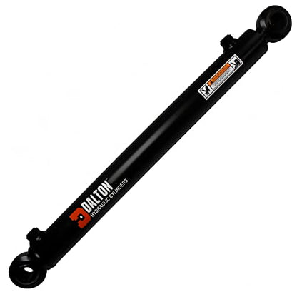 Double Acting Welded Swivel Ball/Eye Mount Cylinder 2.5" Bore x 36" Stroke SAE O-Ring Boss ORB Ports (3000 PSI) - size: 2.5" Bore x 36" Stroke