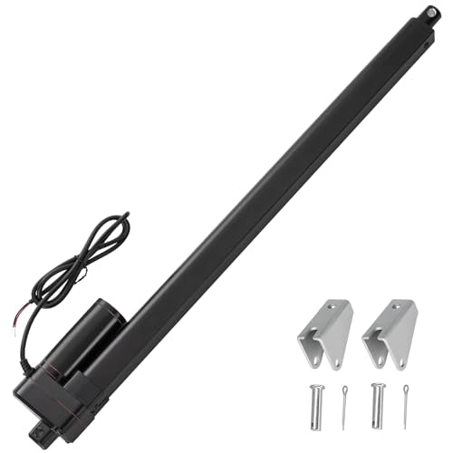 JQDML 22 Inch Stroke Linear Actuator 12V 440 lbs Heavy Duty IP65 Waterproof - size: 22"