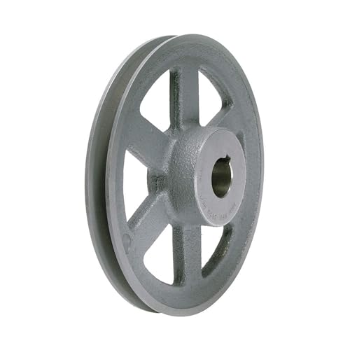 TB Woods V-Belt Pulley,7/8"Fixed,7.25"OD,Castiron