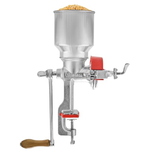 Victoria Manual Cast Iron Grain Mill 2400g with High Hopper - size: High 2400gr