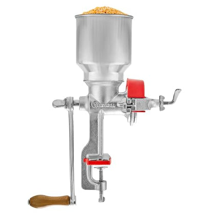 Victoria Manual Cast Iron Grain Mill 2400g with High Hopper - size: High 2400gr