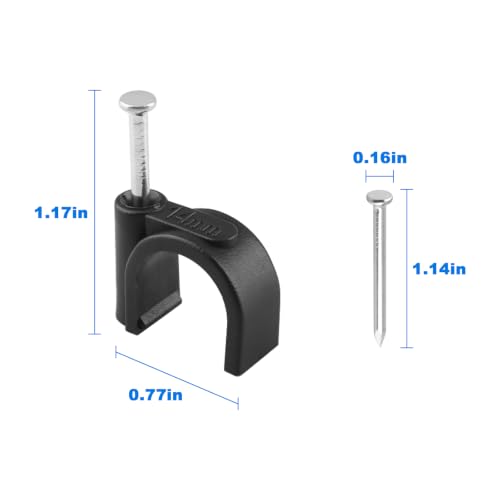 1/2" Drip Irrigation Tubing Mounting Clips for Orbit 65716 with Nail 40 Pca