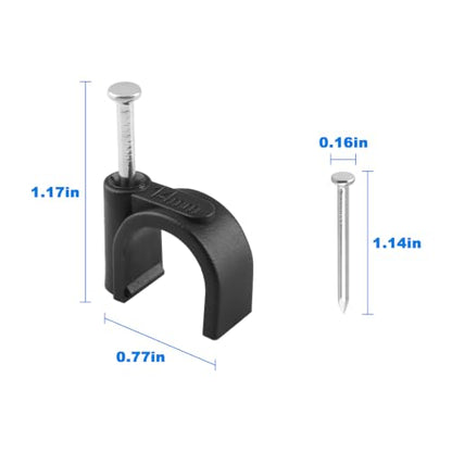 1/2" Drip Irrigation Tubing Mounting Clips for Orbit 65716 with Nail 40 Pca