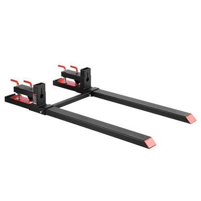 VEVOR Pallet Forks, 60" Total Length, 4000 lbs Clamp on Tractor Bucket Fork - size: 60 Inch
