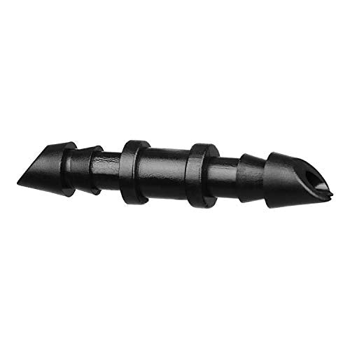80 Pack Drip Irrigation 1/4” Barbed Coupling Fittings, Barbed Connectors Fits Universal 1/4-Inch Drip Tubing, Irrigation Coupler for Drip or Sprinkler System - color: 80P Coupling