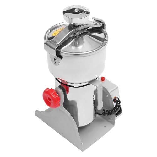 Electric Grain Mill Grinder, 110V 3600W Food Grinder for Home and Commercial, Countertop Grain Mill for Dry Spice Herbs Grains Coffee Rice Pepper (2.2lbs/1000g) - size: 2.2lbs/1000g