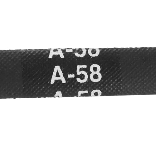uxcell 3pcs A58 or 4L600 Classic Wrapped Rubber V-Belt, 58"(1475mm) Inside Circumference, A Profile V Belt - size: A58