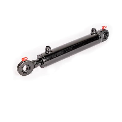 Spare Parts Holland - 1.5x14 Double Acting Hydraulic Cylinder with Swivel Eye Design - 3500 PSI Universal Hydraulic Ram - 1.5-inch Bore - 14-inch Stroke - 1-inch Rod - Black Finish - size: Bore Size : 1.5", Stroke : 14"
